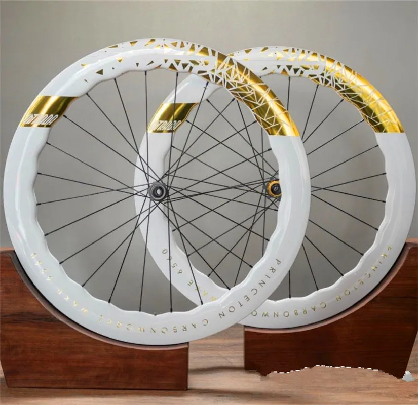 Paire De Roues Carbone 700C 6560 - Frein à Disque - Tubeless - Finition Brillante UD