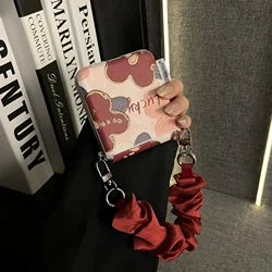 Luxury Silk Scarf Chain Oil Painting Flower Phone Case - Z Flip6 or 7 FE (A)