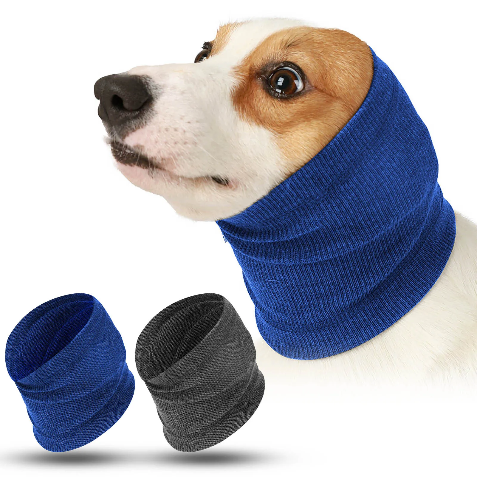 

Dog Hoody Dog Balaclavas Pet Dog Calming Earmuffs Anxiety Pet Ear Cover Pet Dog Headwear Wrap for Pet Helps Calm Dog Accessories