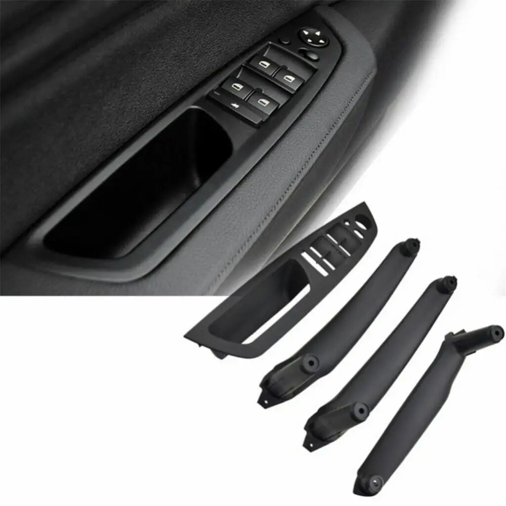 

RHDCar внутренняя дверная ручка внутренняя панель накладка крышка ручки Комплект подлокотников Замена для E70 E71 E72 X5 X6