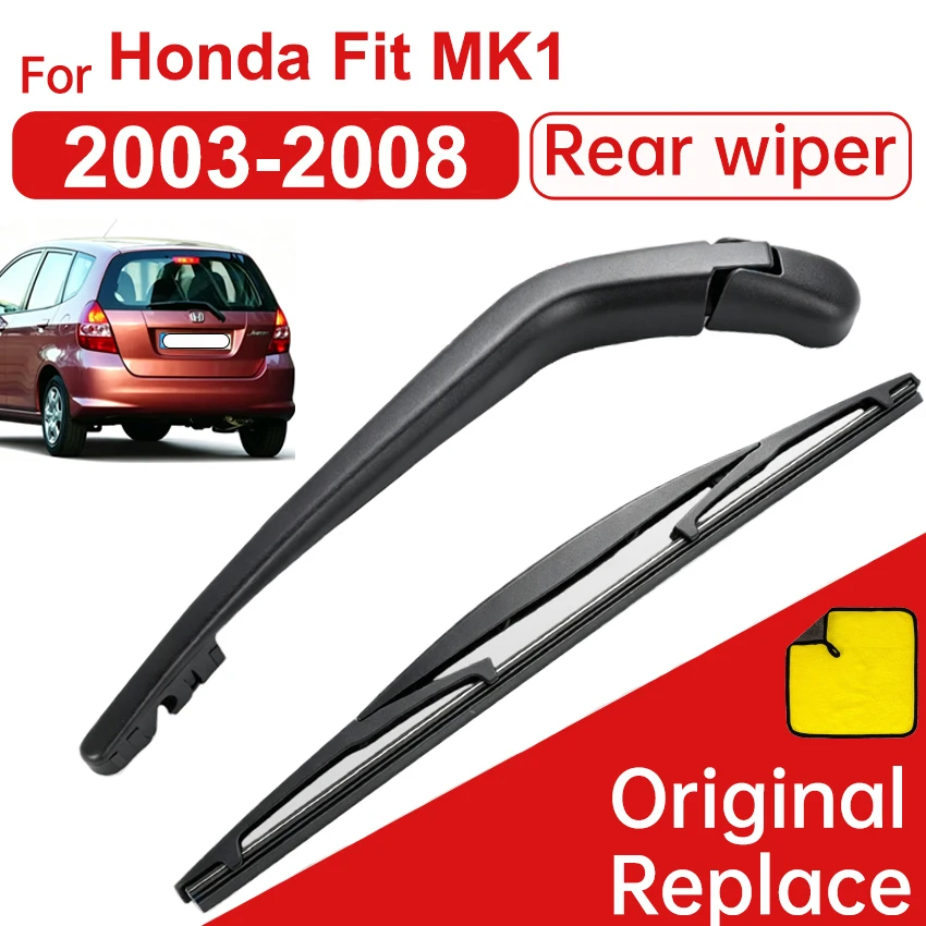 Auto-Heckscheibenwischerarm und Wischerblatt-Set für Honda Fit MK1 2004 2005 2006 2007 2008