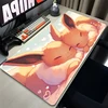 Kawaii Japan Anime Mouse Pad PC Colorful E-eevee Gamer Cabinet Mousepad XXL P-pokemon Keyboard Rug Laptop Gaming Rubber Desk Mat 6