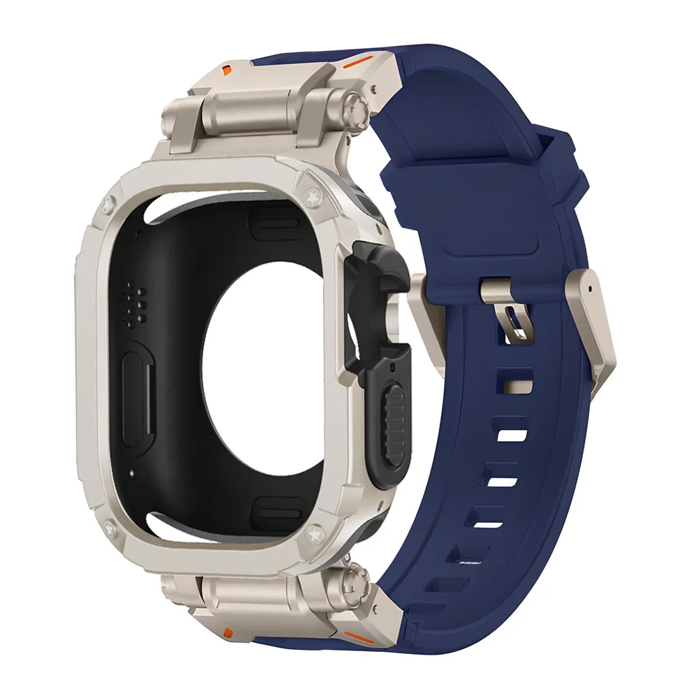 Silicone Strap with TPU Protective Case and Bracelet
