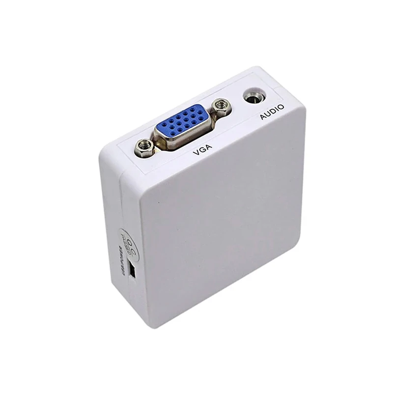 Video Converter Mini HDMI-Compatible to VGA 1080P Full HD For PS3 XBOX STB PC Laptop HDTV Projector DVD 3.5mm Audio Jack hdmi to vga adapter cable vga to hdmi converter