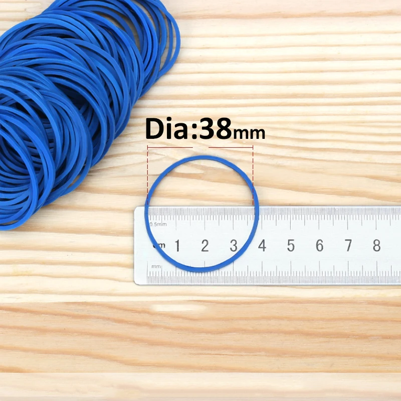 500 Elastici Colorati In Gomma | 3 Misure (25mm, 38mm, 50mm) | Per Ufficio, Scuola, Casa | Multiuso - Foto 8