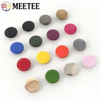 Meetee 20/50Sets 12/15/17mm Snap Fastener Press Stud Button for Clothing Snaps Buttons DIY Clothes Hand Sewing Accessories 2