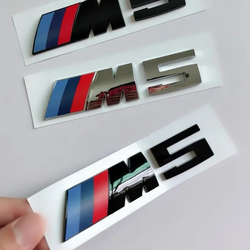 BMW M5 Stickers Trunk Badge For BMW M5 E34 E36 E61 E39 E60 E90 E92 E93 F10 F20 F30 G20 G30 Auto Decoration Accessories
