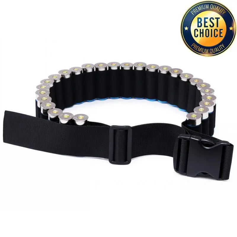 Nylon Tactical Shotgun Shell Storage Belt for Hunting