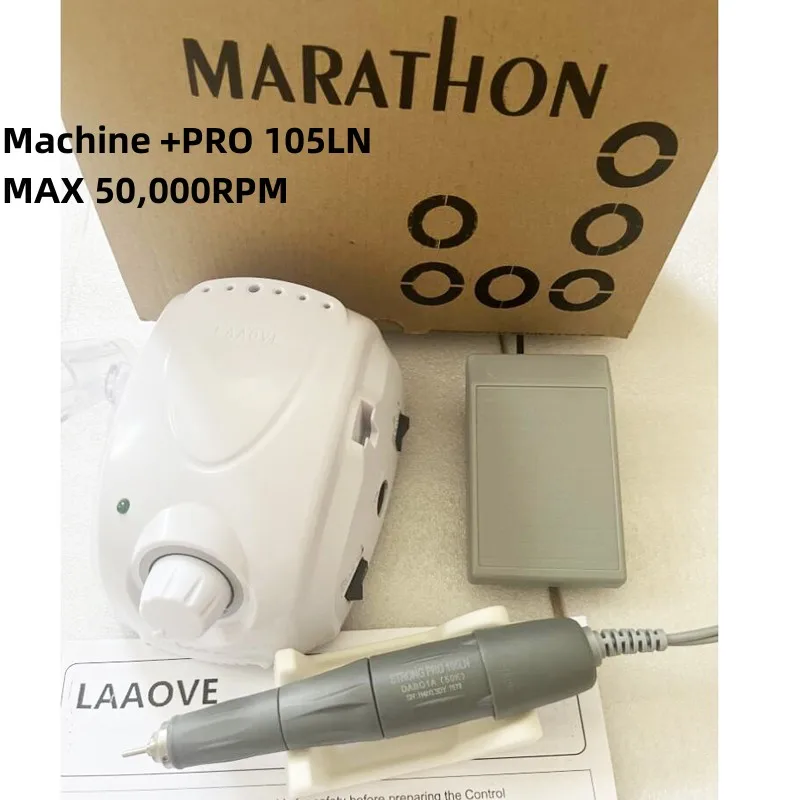 65W BT Marathon Champion-3 Control Box 35000RPM Handle Electric Nail Drill Polish Machine Manicure Nail Drill Set electric nail drill,manicure set,electric nail grinder,electric nail polisher