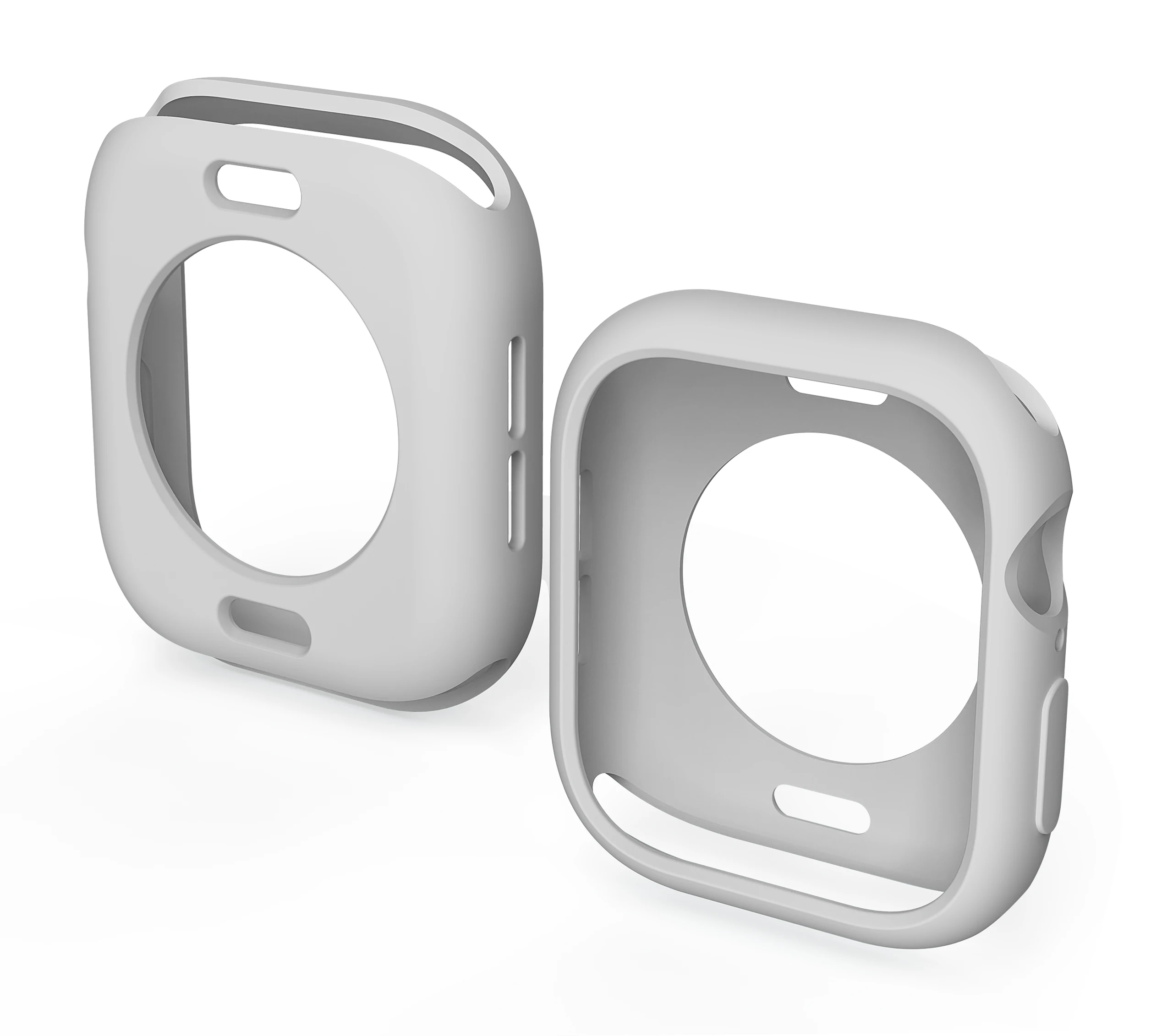 Premium Soft Silicone Protective Case for Smartwatch - Lightweight Cover Shell, Various Sizes