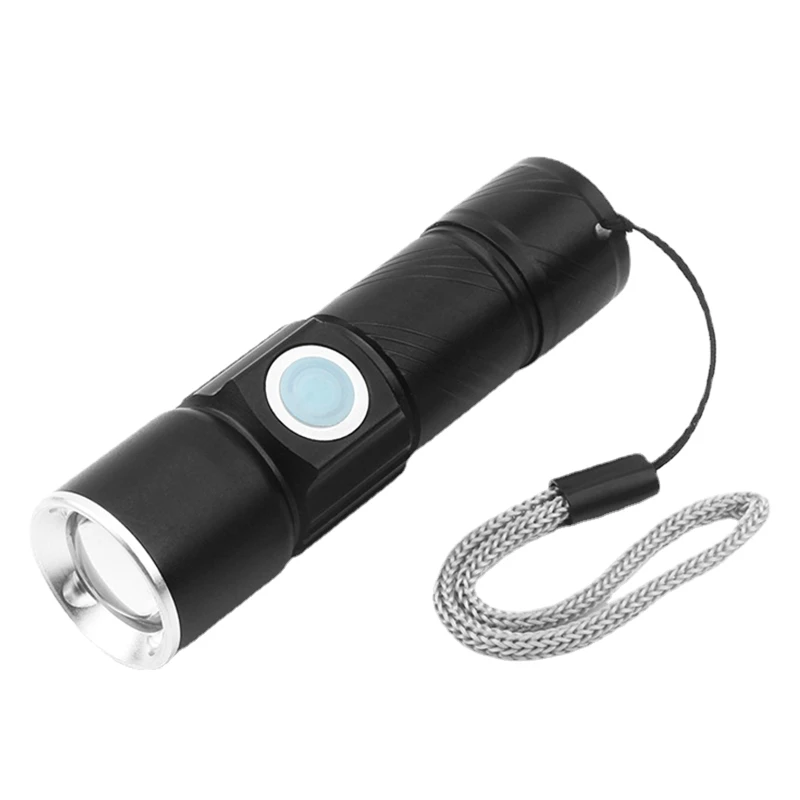 

High Power LED Light USB Rechargeable Torch UV for Money Dropship