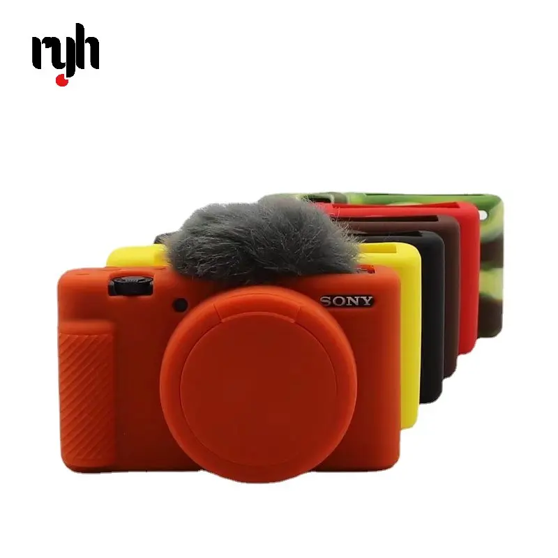 Protettore Della Copertura Del Corpo Della Macchina Fotografica Della Cassa Della Pelle Dell'Armatura Del Silicone Per Le Macchine Fotografiche Digita