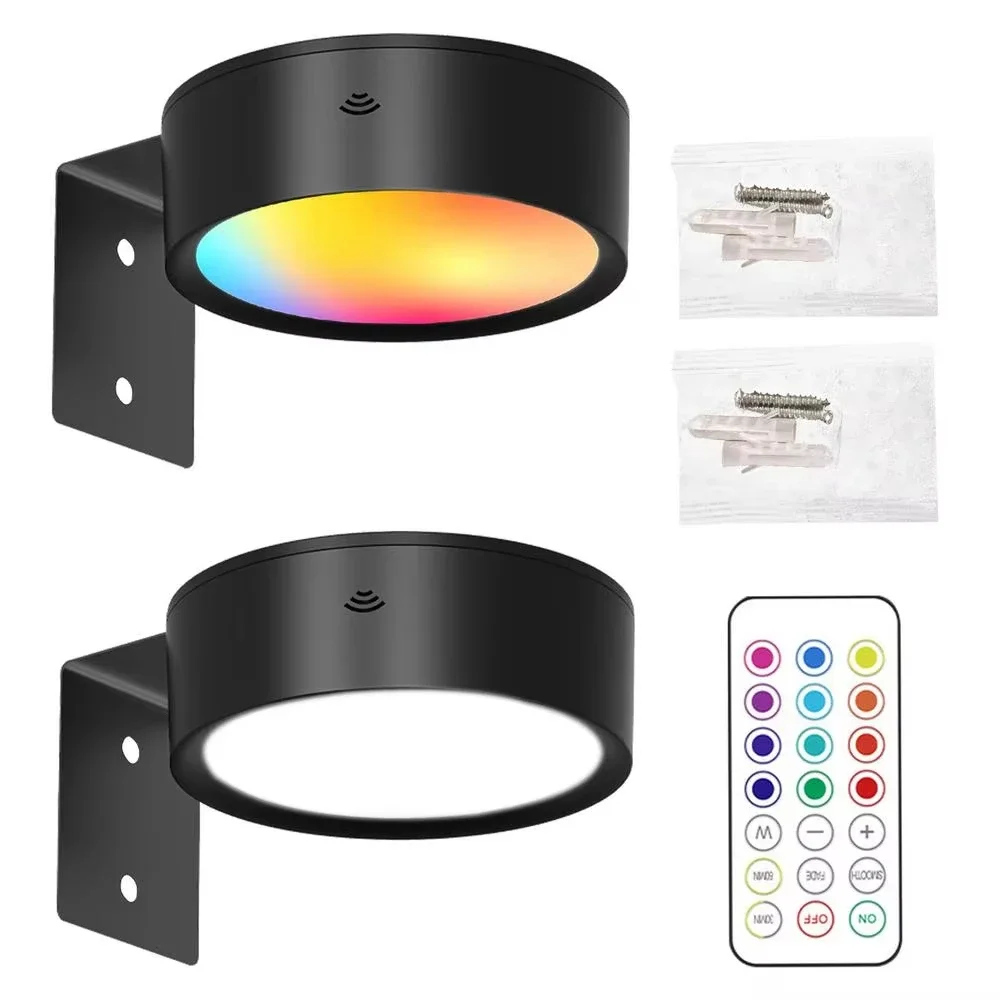 ตัวเลือกสินค้า ไฟ LED ตกแต่งผนัง 13 สี RGB หรี่แสงได้ ภาพวาด Art Display ไฟแม่เหล็ก Ambient Decor Spotlight แบตเตอรี่
