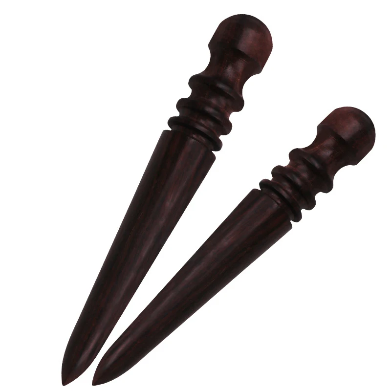 1pc Leather Solid Wood Round Burnishing Edge for Polished Edge Leather Craft Working Tool Craft Kit Slicking