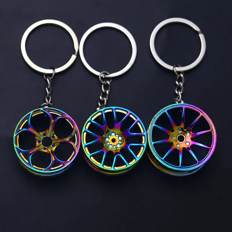 Dynamic Customized Zinc Alloy Skateboard Keyring - Fei Hong Five