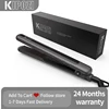 KIPOZI Straightening Iron Ceramic Hair Straightener Adjustable Temperature 2 In 1 Fast Heating Flat Iron 9 Temps LCD Safety Lock 1