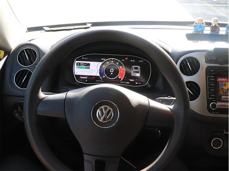 Digital Dashboard Panel Virtual Instrument Cluster CockPit LCD Speedometer For Volkswagen VW Tiguan 2009-2017 Full LCD Screen