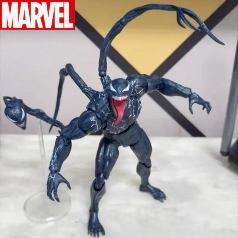 Marvel Venom 2 Shfiguards Venom Action Figure Bandai Let There Be Carnage Anime Figure Model Bambola Regalo Giocattolo Da Collezione