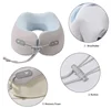 Memory Foam Neck Pillow with EVA Box Portable Folding Colorful Soft Pillow 4