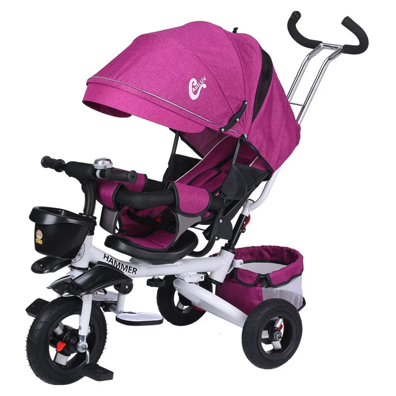 

Children's Tricycles 1-3 to 5-Year-Old Baby Strollers Can Lie Down And Sit On 4-in-1 Baby Strollers For Boys Girls Folding Bicke