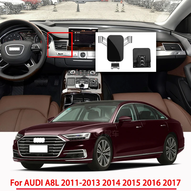 

Автомобильные аксессуары, держатель для AUDI A8L 2011-2013 2014 2015 2016 2017, специальный кронштейн для гравитационной навигации с поддержкой GPS