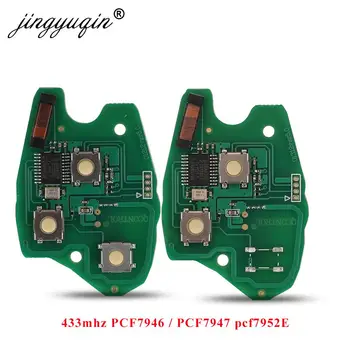 Keyforkess 2 / 3BTN Tuta per circuito con chiave a distanza per auto Renault Clio Scenic Kangoo Megane PCF7946 / PCF7947 pcf7952E Chip