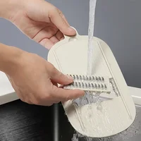 Coupe-légumes multifonctionnel avec panier de drainage pour légumes et fruits, outil de découpe et de lavage pour la cuisine 5