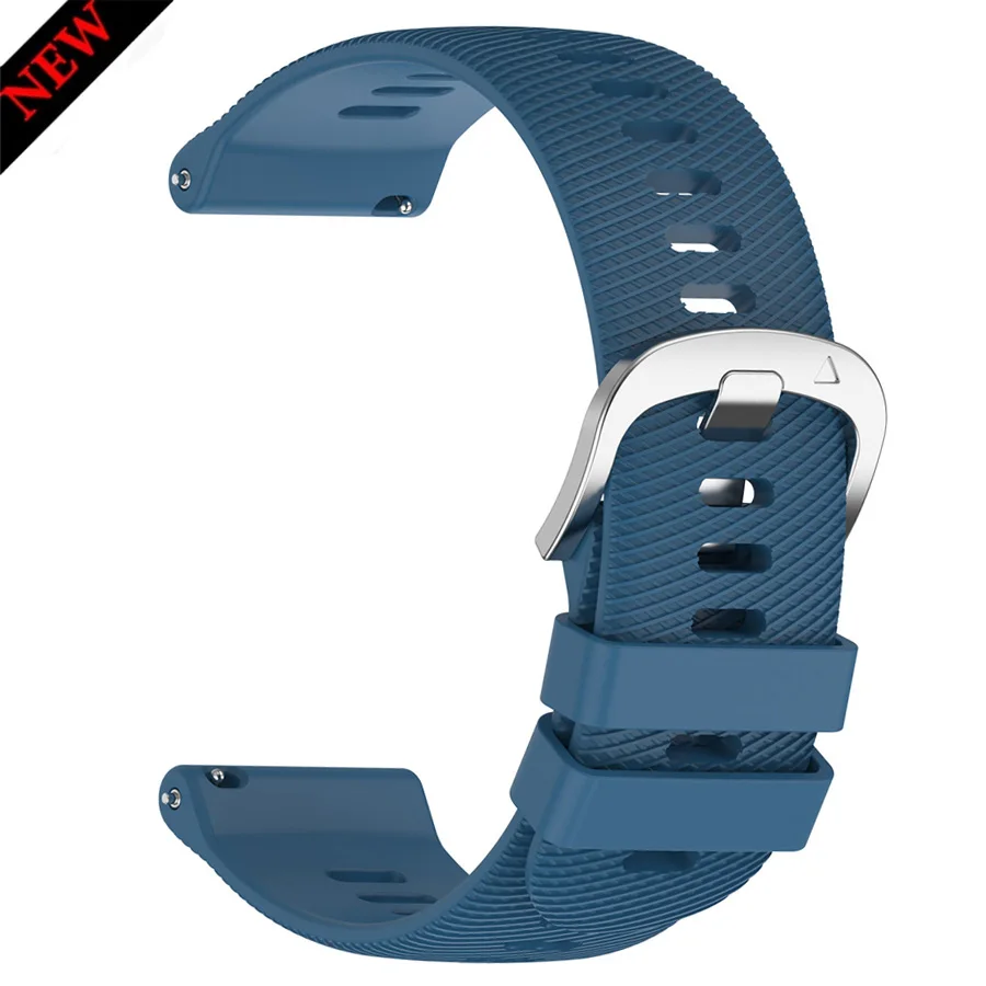 Versatile Silicone Sports Watchband - 20mm & 22mm Sizes