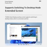 TURZX nouvel écran secondaire IPS 5.2 pouces 1280x720 Interface USB-C CPU GPU RAM moniteur d'ordinateur écran étendu pour Windows 10 11 3