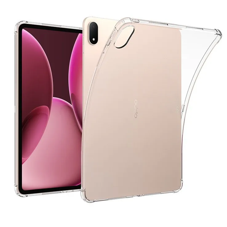 Clear Soft TPU Tablet Back Cover with Shockproof Airbags - Fits 13.2 Tablets