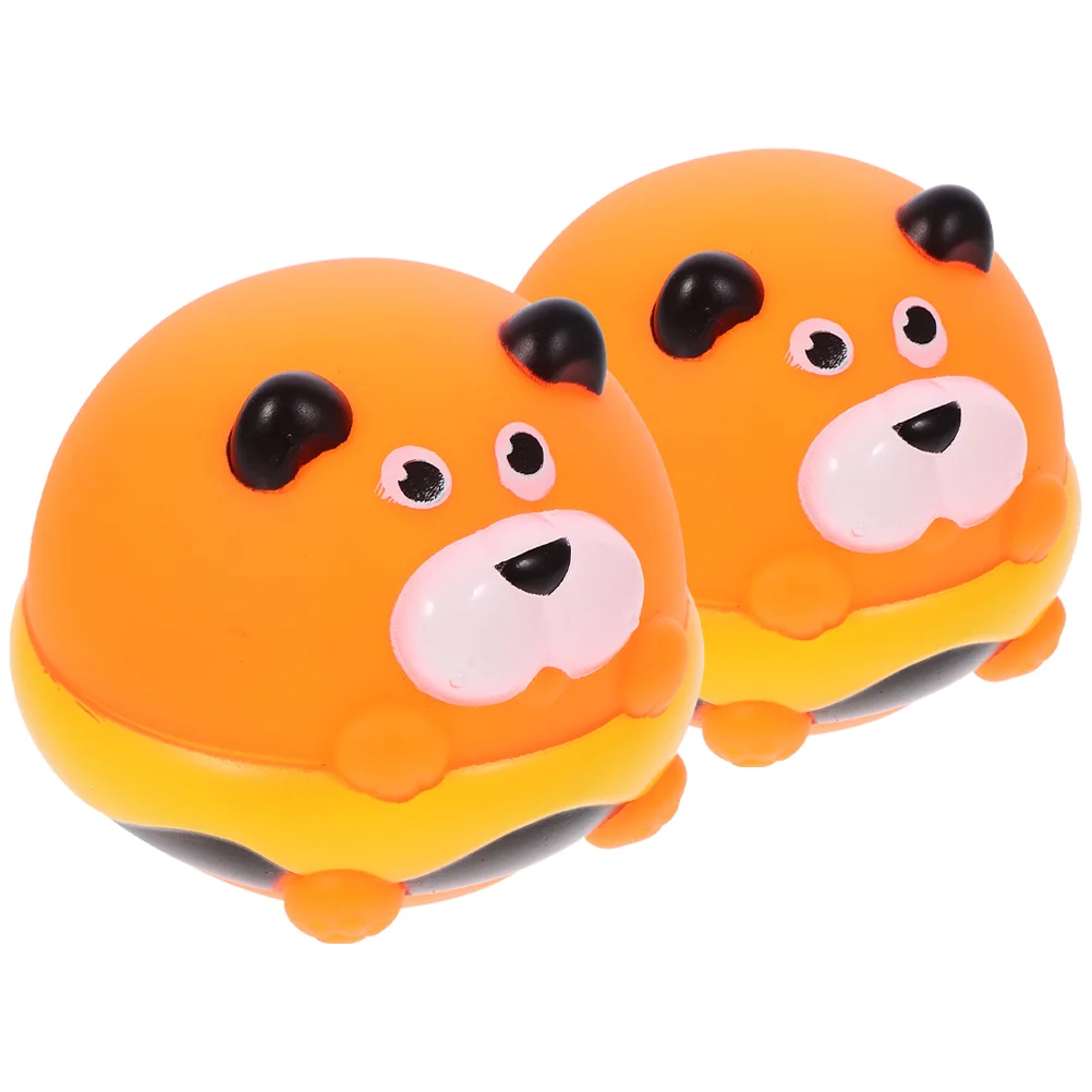 

2 Pcs Vinyl Sound Making Toys Puppy Chew Dog Small Dogs Latex Squeaky Vocalize Pet Emulsion Interactive