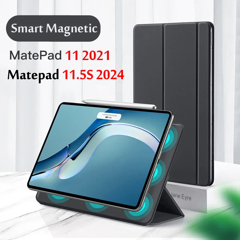 Case for Huawei Matepad 11.5S Smart Shell Stand Strong Magnetic Cover for MatePad 11 Case 10.95'' Tablet Cases