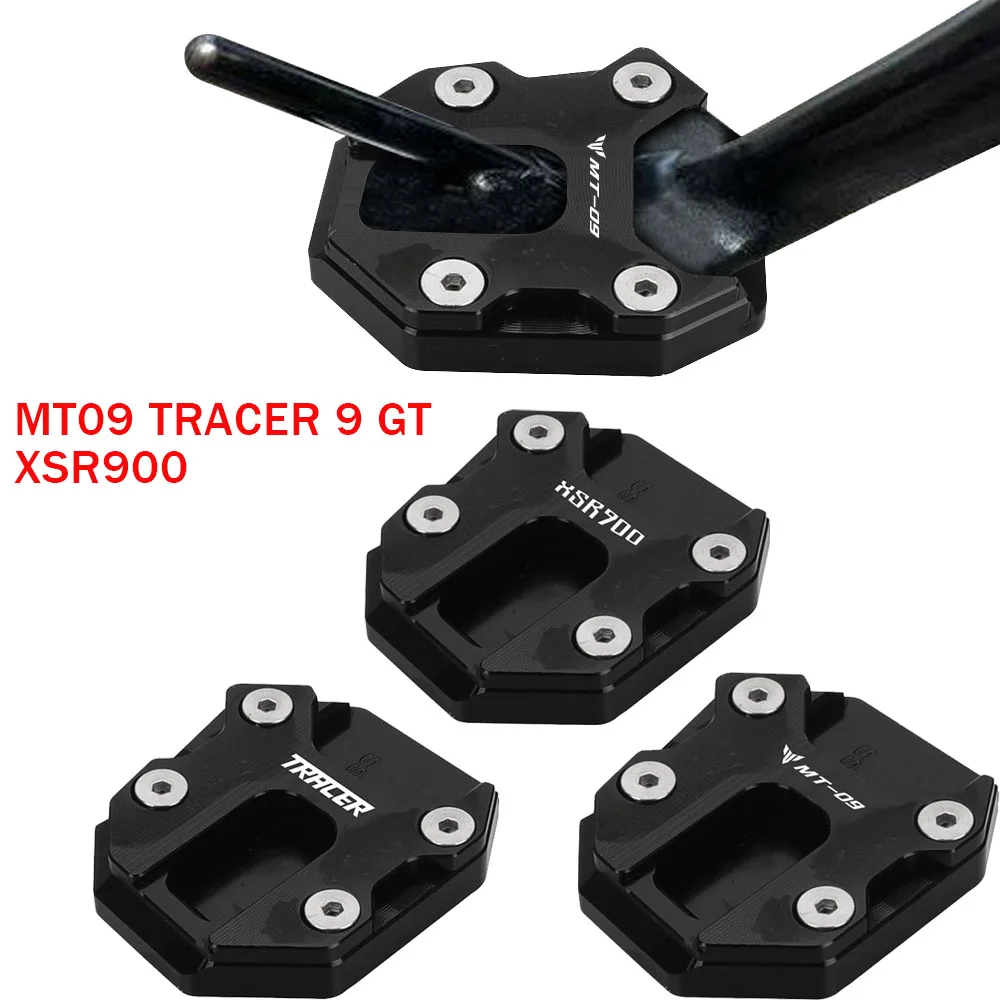 

For Yamaha MT-09 MT09 SP TRACER 9 GT XSR900 2021,2022 ,2023,2024 , 2025 Motorcycle Kickstand Extension Side Stand Plate Enlarger