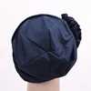 Women Big Flower Turban Cotton Cancer Beanie Bonnet Inner Hijabs Cap Hair Loss Chemo Hat Elastic Head Cap Muslim Indian Hat 6
