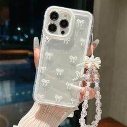 Chic Bowknot Transparent Soft Phone Case - Stylish & Durable Protection - iPhone 12 Mini (1)