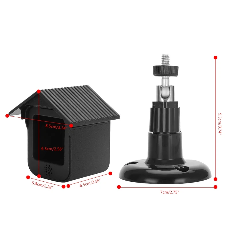 Wyze 캠 V3 벽 마운트 보호 커버 스킨 용 Y9RF 카메라 실리카 케이스, Y9RF