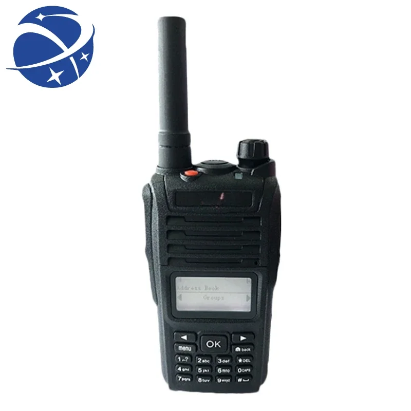 

Handheld LTE WCDMA GSM 4G walkie talkie IP radio with sim card and full keypad