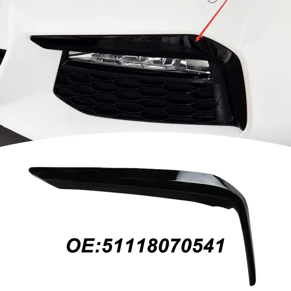 Front Bumper Fog Light Eyelid Cover Trim for BMW 5-Series G30 G31 for M-Sport 16-20 51118070541-Left 51118070542-Right car bumper accessories car fog light cover