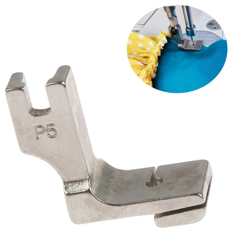 1pc P50 P50H P5 P5W Gathering Presser Foot (Pleating/Shirring) For Industrial Lockstitch Sewing Machine Accessories 2