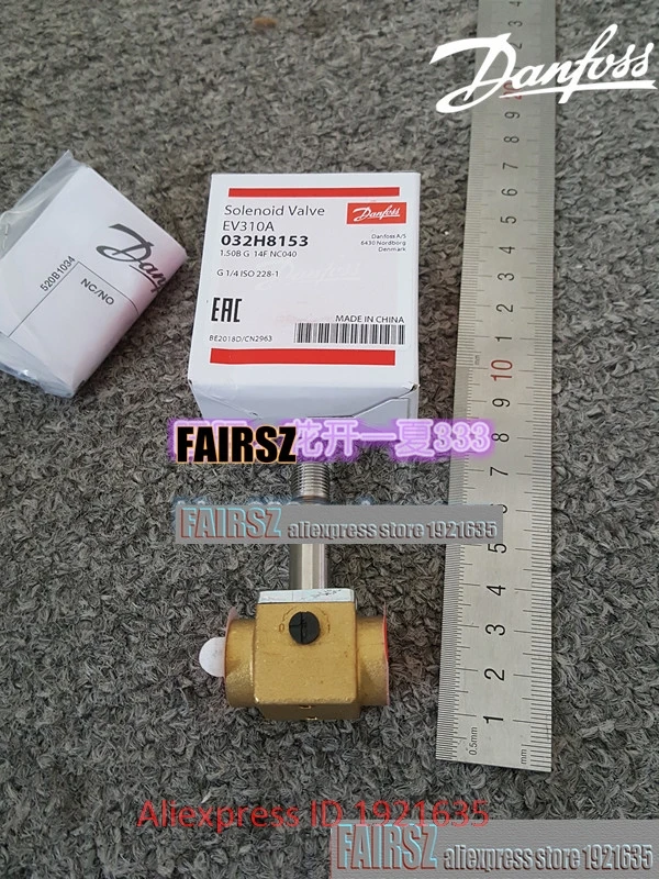 Original DAN.FOSS Solenoid Valve EV310A 032H8153 FAIRSZ STORE