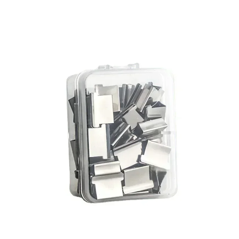 Paper Clipper Traceless Reusable Hand Clamp Stapler Push Paper Clips Document Binding Tool Stationery Office Accessories