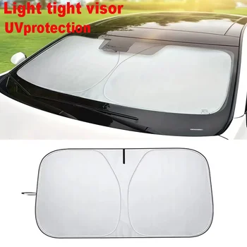 Parasole per finestrino anteriore per auto Protezione UV Ombra Protezione solare Parabrezza Visiera Copertura Tenda automatica Parasole Accessori Parti per auto