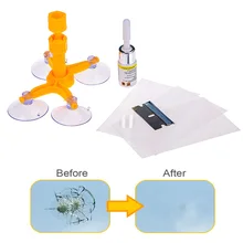 

Windshield Repair Kit Quick Fix Car Cracked Glass Windscreen Repair Tool Kit Resin Sealer DIY Auto Window Screen Polishing Hot