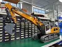 NEW LESU LR960 1/14 RC Full Hydraulic Excavator Heavy Digger Metal Tracked Construction Vehicle Light System Painted Assembled 1