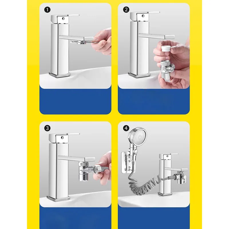 Description Picture 2 of itemShampoo Bed Faucet Shower Head Barber Shop Supercharged Shower Nozzle Water Saving Pressurized Spray Head Bathroom Accessory B4