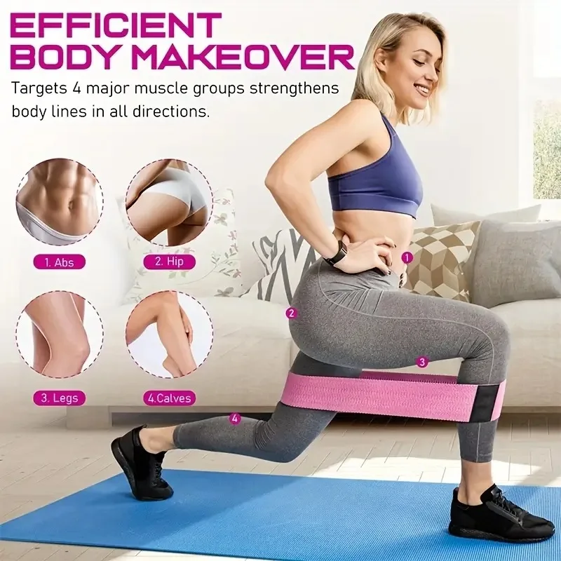 Pilates Ring Set home fitness equipment includes yoga ball yoga resistance band butt ring combination bands 5Pcs Set