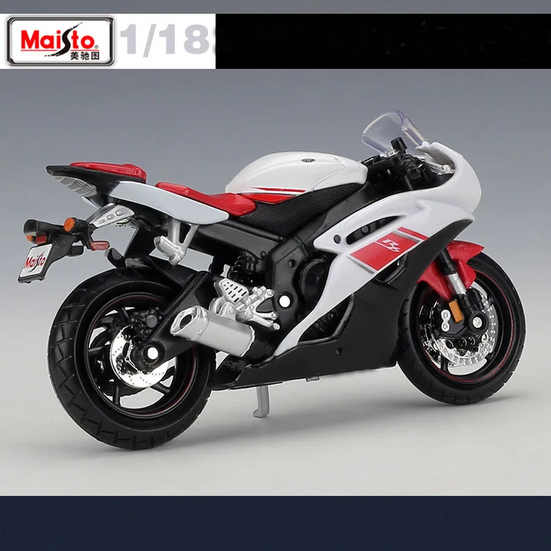 1:18 Maisto YZF-R6 FJR 1300 YZF-R1 TT-R250 Racing Motorcycle Model Simulation Alloy Street Motorcycle Model  Kid Toy Gift 4