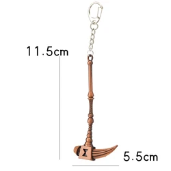 The Seven Deadly Sins Dragon Tattoo Keychain - Stylish Anime - Inspired Accessory (Ancient red copper)