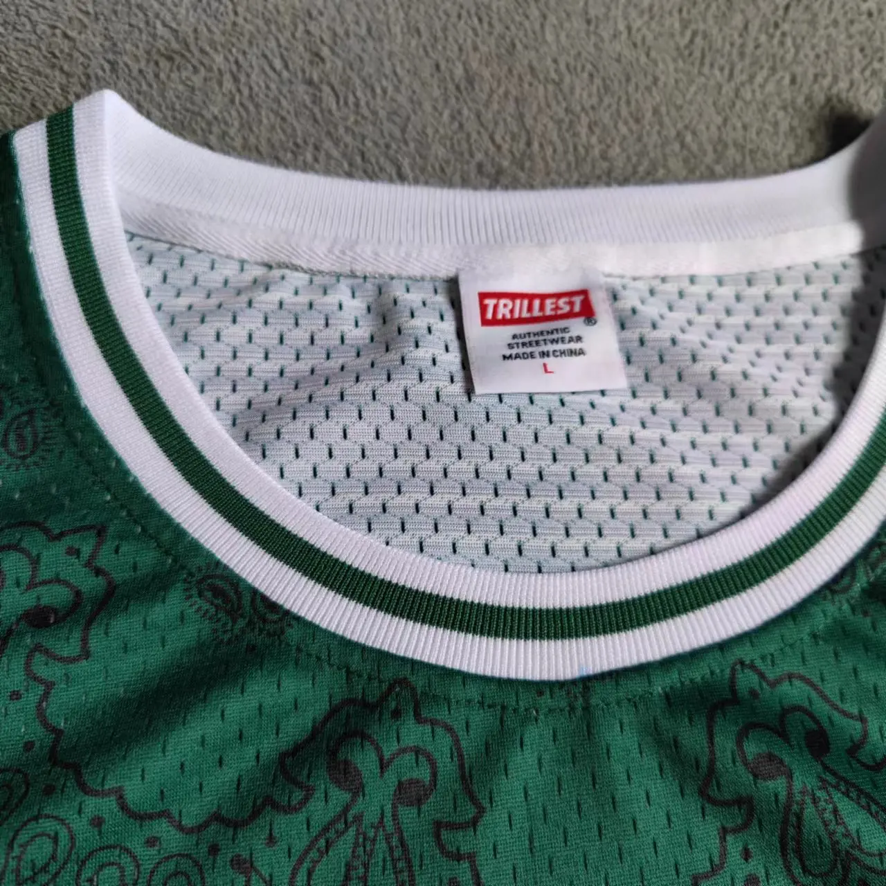 Team Uniforms Player Name and Number Printed Basketball Jerseys Trillest