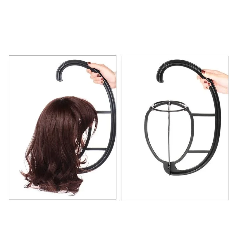 Wig Stand Portable Wig Hanger Salon Barber Hanging Hats Holder Dryer Display